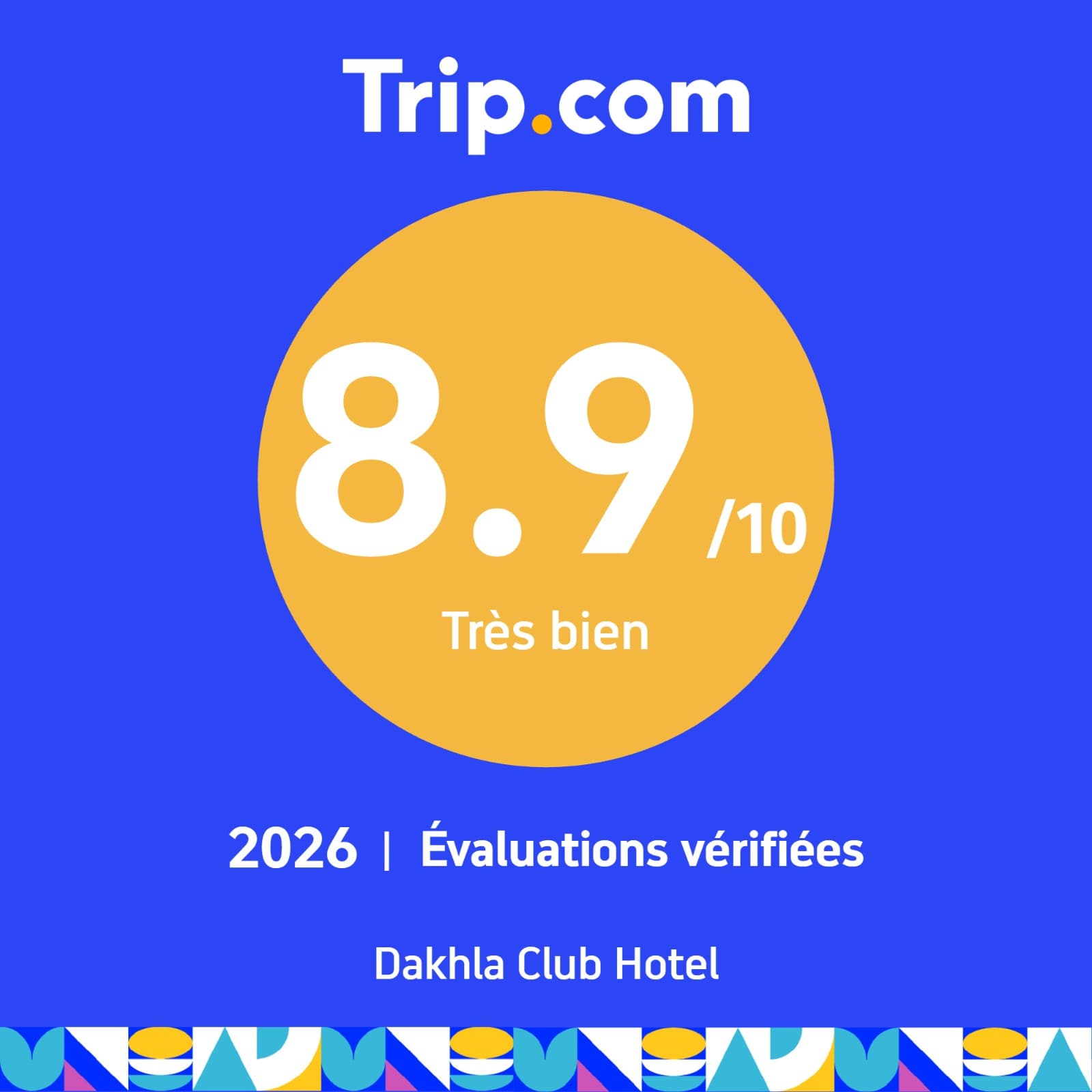 TripAdvisor Certificate of Excellence